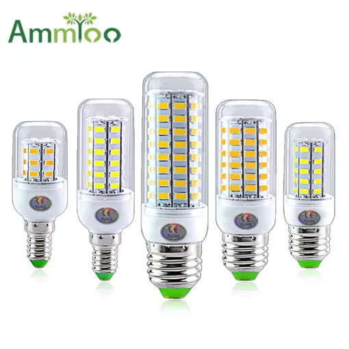 E27 LED Лампы E14 LED SMD 5730 220V