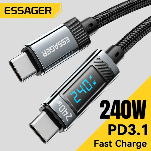 Essager 240 Вт USB Type C - USB C 100 Вт PD