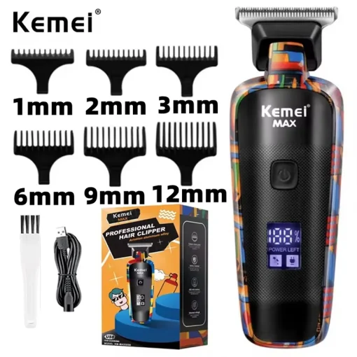 Kemei KM-5090 Мультяшная электробритва с граффити