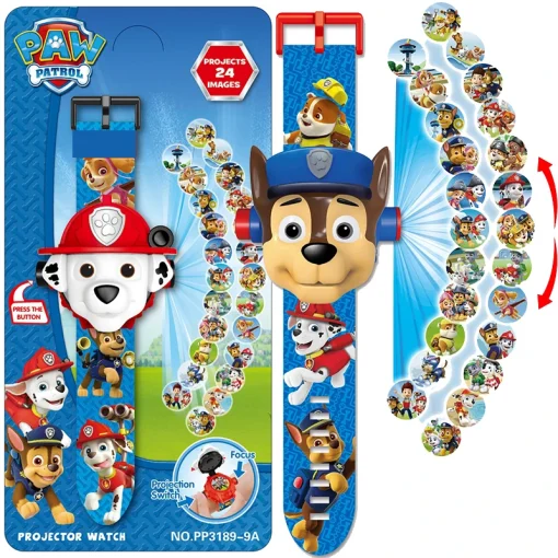 Paw Patrol Цифровые часы 3D проекция