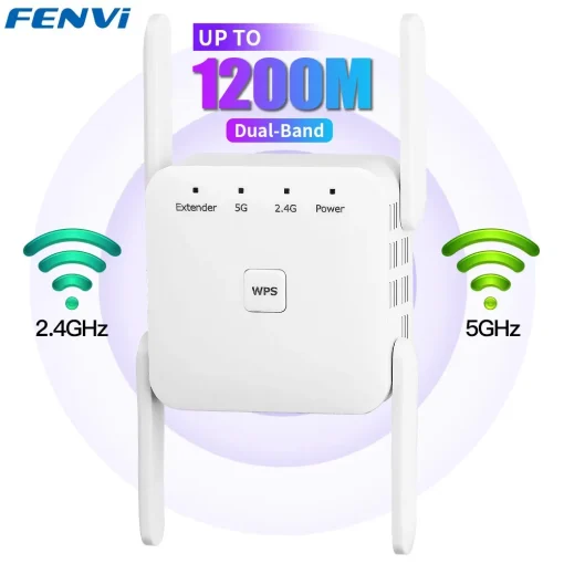 Wi-Fi-ретранслятор FENVI 1200 Мбитс, 5 ГГц