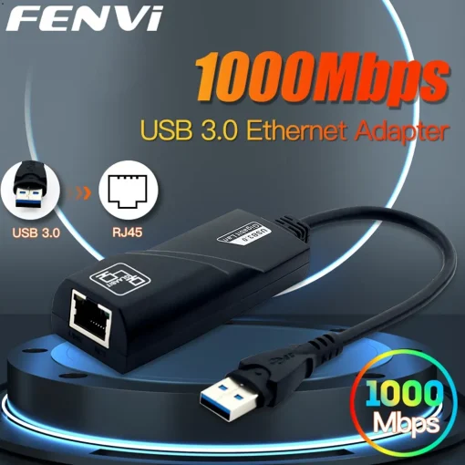 Адаптер FENVI 1000 Мбитс USB3.0 - RJ45