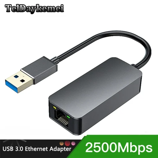 Адаптер USB C 2,5 Гбитс Type-C в RJ45