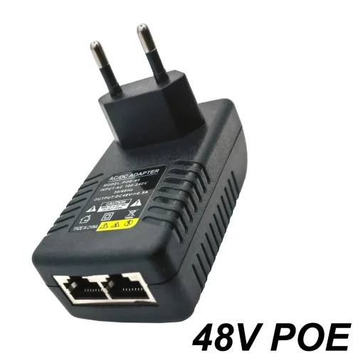 Адаптер питания CCTV Security Surveillance POE 48В 0,5А