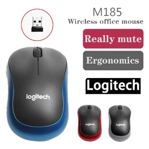 Беспроводная мышь Logitech M185 с USB 2.4 ГГц