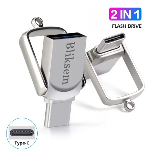 Бликсем 2-в-1 USB Flash Drive