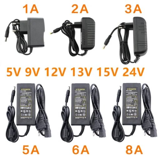 Блок питания универсальный 12В DC 12V 5V 6V 9V 10V 15V