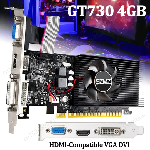 Видеокарта GT730 4 ГБ DDR3 GT 730