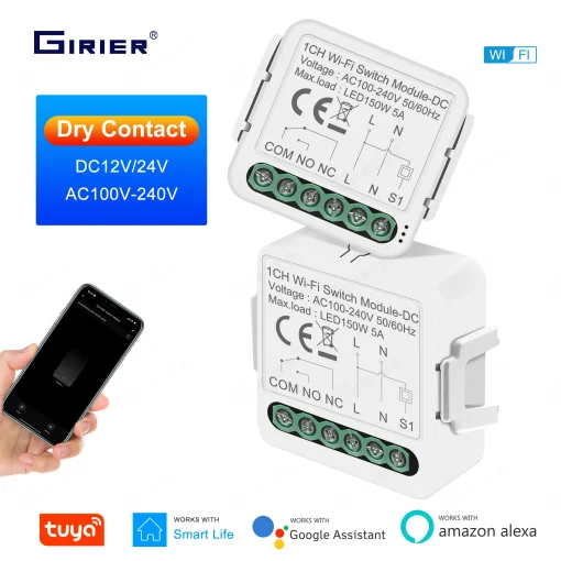 Выключатель GIRIER Smart Dry Contact WiFi