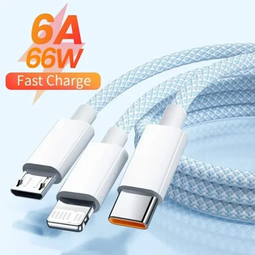 Кабель 6 в 1 USB Type C 66W