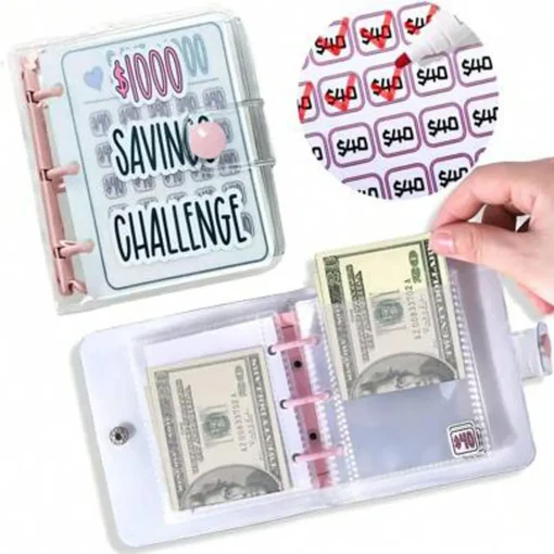 Книжка с конвертами Money Saving Binder для челленджей по накоплениям