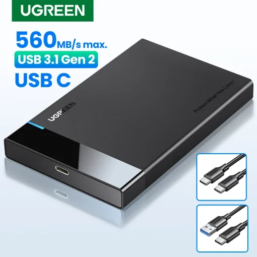 Корпус UGREEN для жесткого диска 2,5'' SATA в USB 3.0