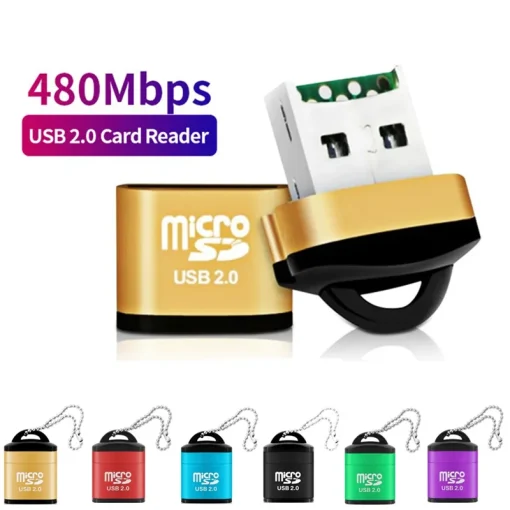 Мини-USB адаптер карт microSDTF, Высокоскоростной USB 2.0