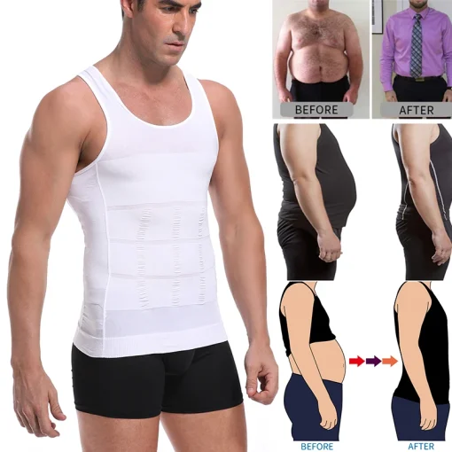 Мужская футболка Slimming Body Shaper