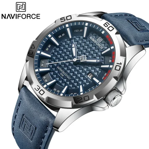 Мужские часы NAVIFORCE Брендовые кварцевые