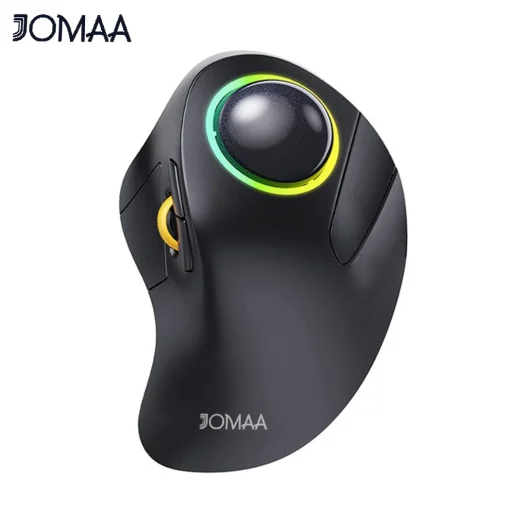 Мышь с трекболом JOMAA RGB с подсветкой, беспроводная