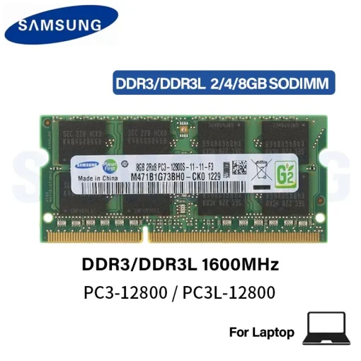 Памяти DDR3L DDR3 для ноутбуков Samsung