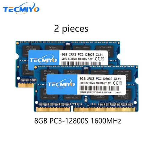 Память Tecmiyo для ноутбука DDR3 16 ГБ (2 x 8 ГБ)