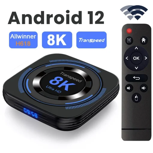 Приставка Transpeed Android 12 TV BOX Allwinner H618