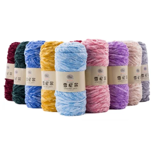 Пряжа из 100% полиэстера Velvet Yarn