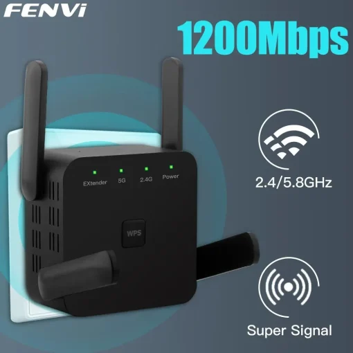 Ретранслятор Wi-Fi 5 ГГц AC1200, FENVI