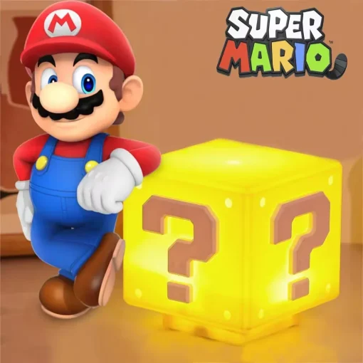 Светильник Super Mario LED Question Mark с музыкой