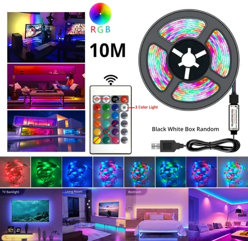 Светодиодная лента USB 2835 RGB 10M