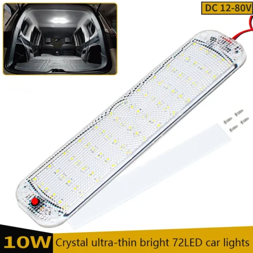 Светодиодная лента для освещения салона 12V-80V 72LED