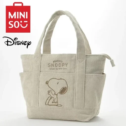 Сумка-тоут в стиле пэчворк Snoopy Disney от MINISO