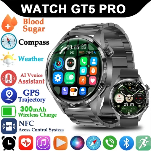 Умные часы GT5 Pro GPS NFC