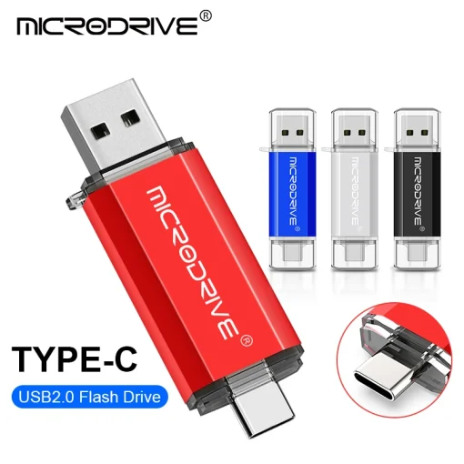 Флешка USB Type-C OTG 2 в 1 USB 2.0