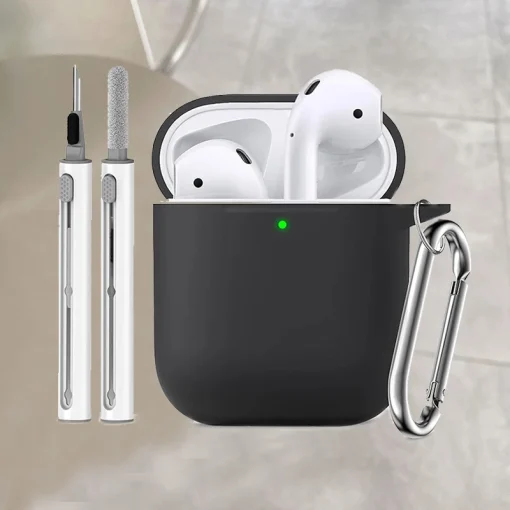 Чехол для зарядного кейса AirPods 12 с чист. набором