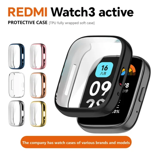 Чехол-защита для экрана TPU для Xiaomi Redmi Watch 3 ActiveLite Smart Watchband