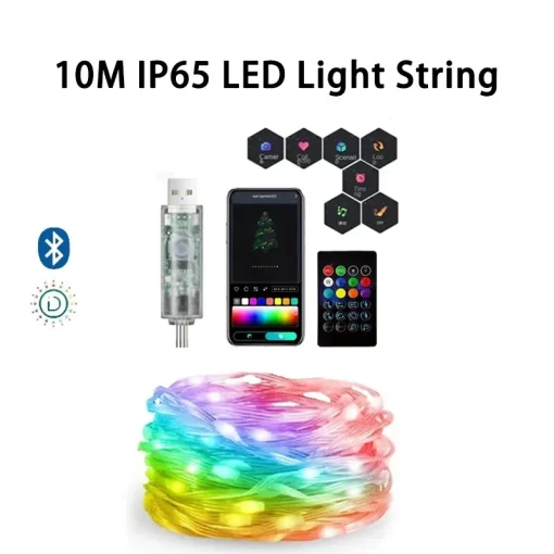 10M IP65 гирлянда LED из замши