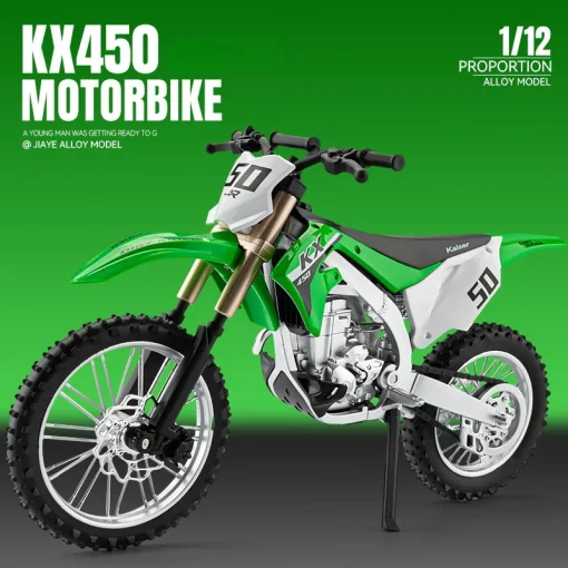 112 масштабный мотоцикл Kawasaki KX450