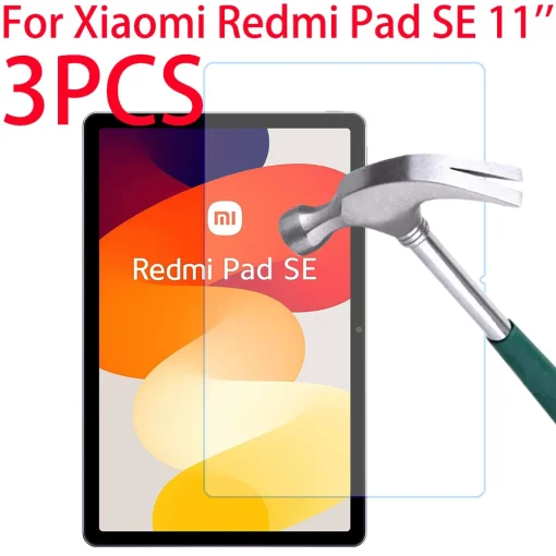 3 Закаленное стекло для Xiaomi Redmi Pad SE 11 2023