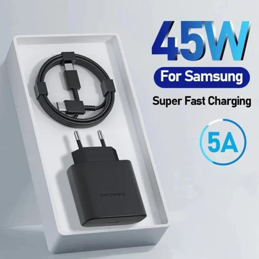 45 Вт Быстрая зарядка USB-C для Samsung