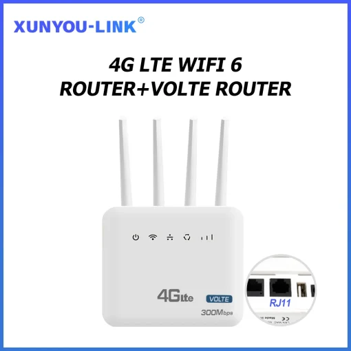 4G LTE Wi-Fi роутер Wi-Fi 6 модем 300 Мбит с 2,4G