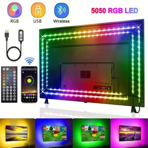 5 м USB LED RGB лента Смарт Wi-Fi Alexa