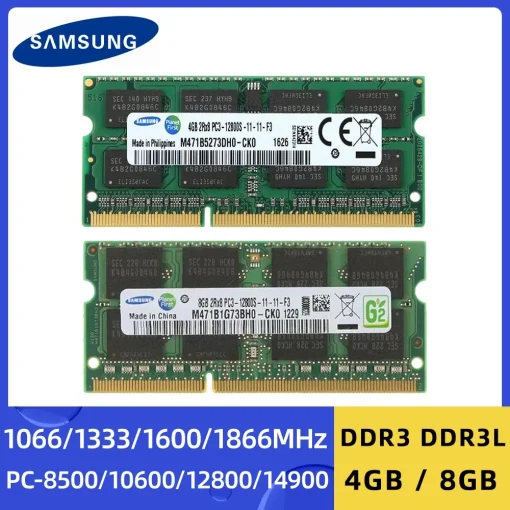 8GB 4GB DDR3DDR3L SODIMM 1066-1866