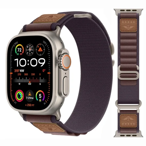 Alpine Loop для ремешка Apple Watch ultra 49 мм 44 мм 40 мм 45 мм 41 мм 42 мм 38 мм 44 нейлоновый браслет iWatch series 9 7 6 5 4 3 8 se