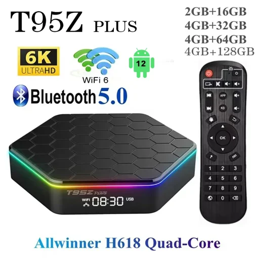 Android 12 Smart TV приставка T95Z Plus 6K