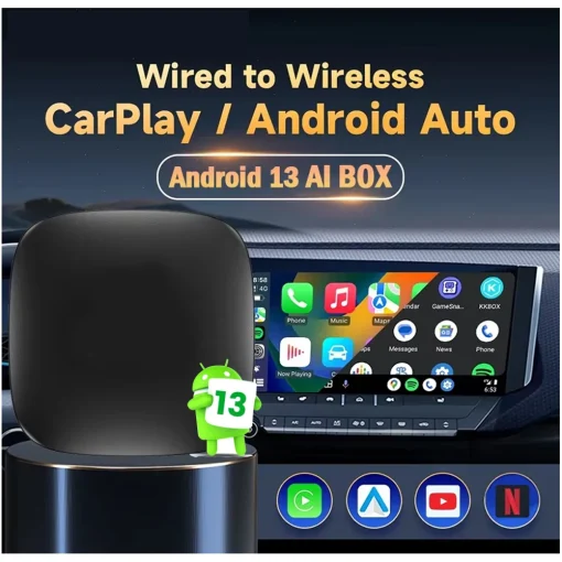 Android 13 CarPlay AI Box Беспроводной