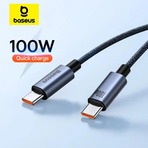 Baseus 100Вт USB-C ל-Type-C