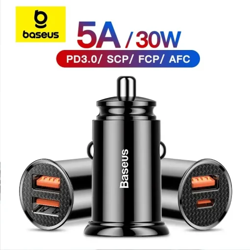 Baseus 30W Автомобильное зарядное устройство