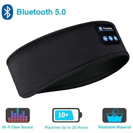 Bluetooth-наушники беспроводные, маска для сна