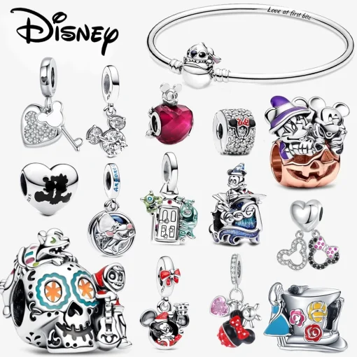 Charms Disney Stitch Minnie Mickey для браслета Pandora 925