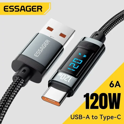 Essager 120 Вт USB C кабель