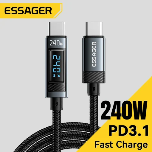 Essager 240 Вт USB Type C USB C 100 Вт PD 3.1