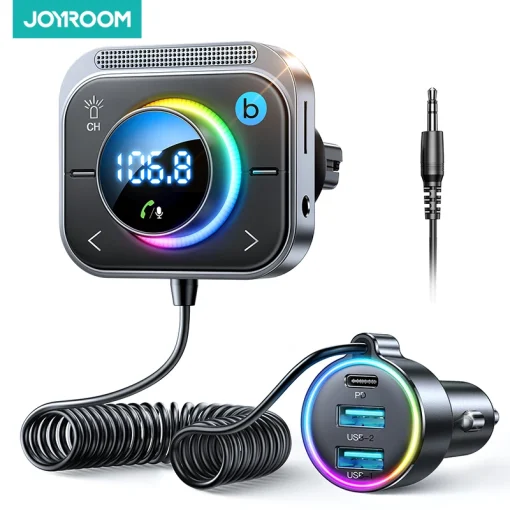 Joyroom Bluetooth 5.3 FM-передатчик AUX